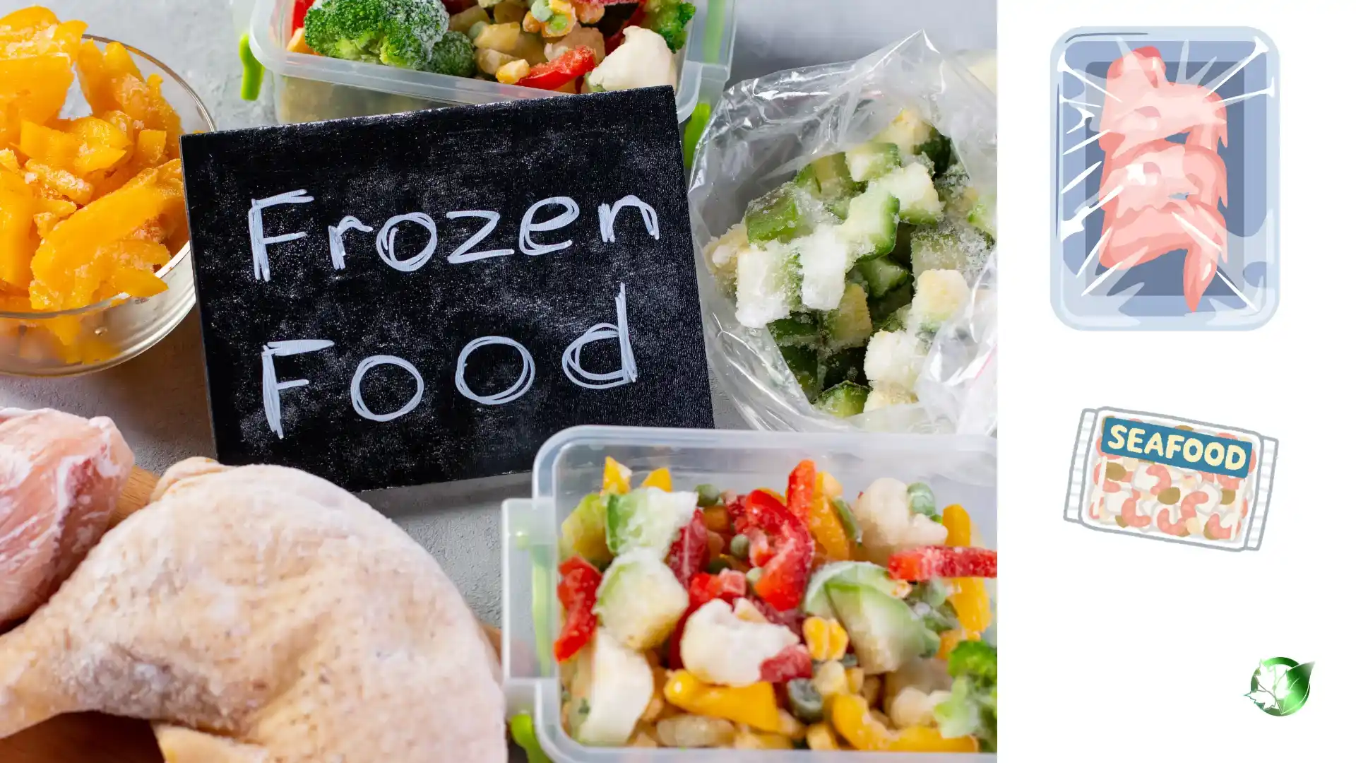 Commercial presentation of Frozen Foods for wholesale product evaluation and buyer review.